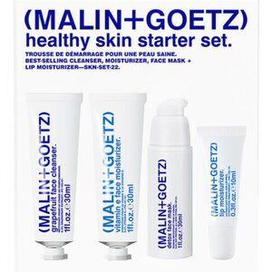 Malin + Goetz Healthy Skin Starter Set 4 pack NIB